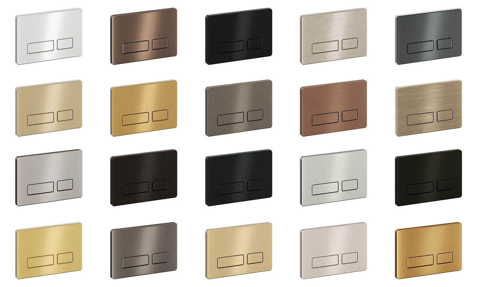 All wall flush plates